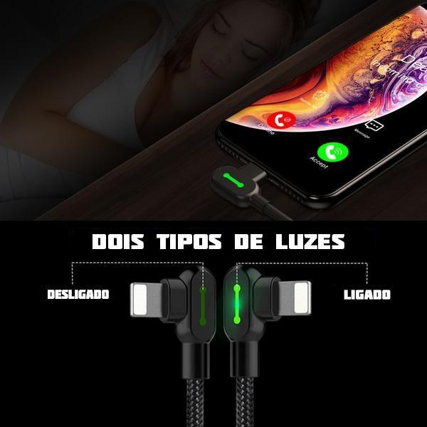 Carregador para iPhone - USB C - Micro-USB | Cabo Titã™ - Armazem JS