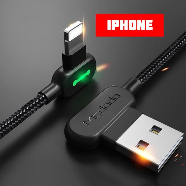 Carregador para iPhone - USB C - Micro-USB | Cabo Titã™ - Armazem JS