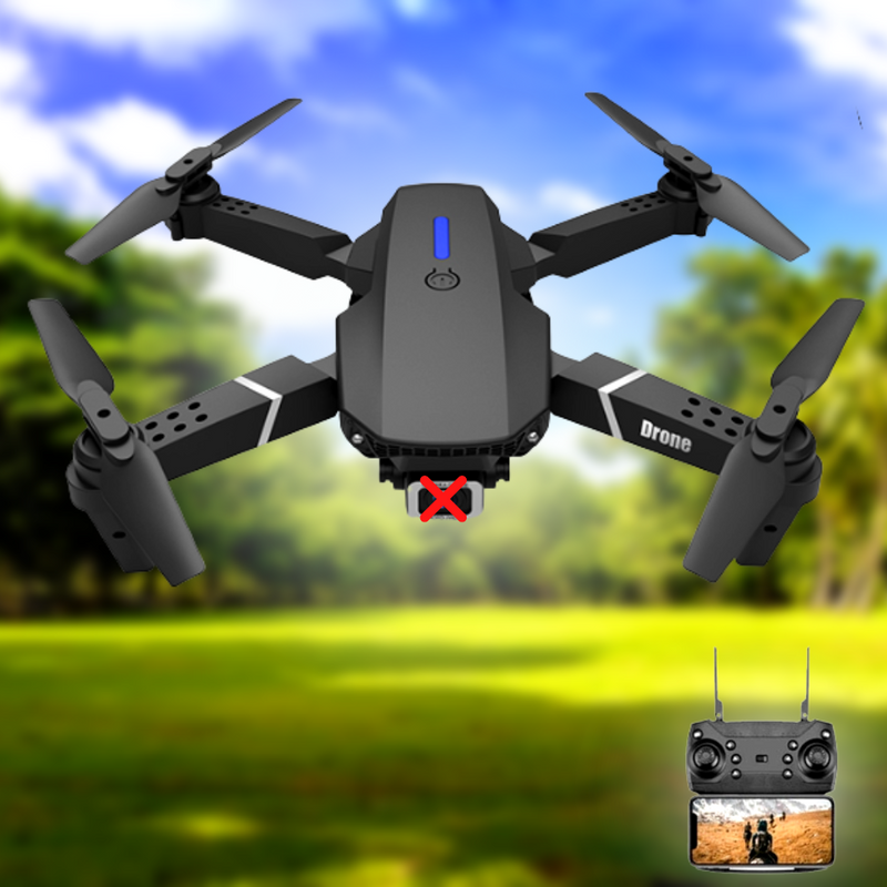 Drone Profissional Wifi com Controle Remoto Adaptável/Zangão - Armazem JS