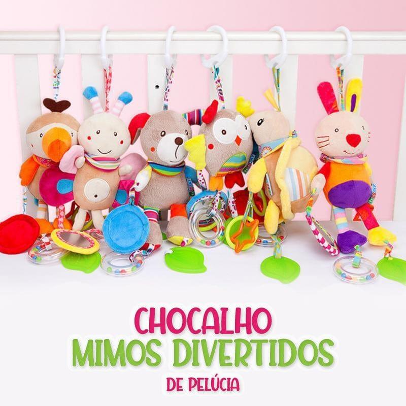 Chocalho Mimos Divertidos de Pelúcia - Armazem JS