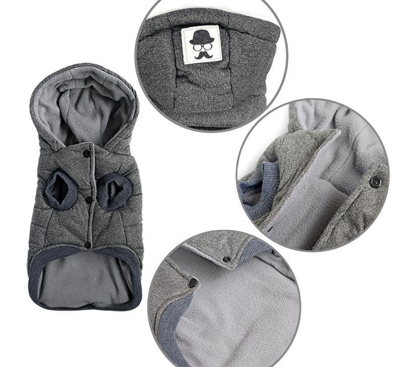 Colete de Inverno para Cachorros | Gentleman - Armazem JS