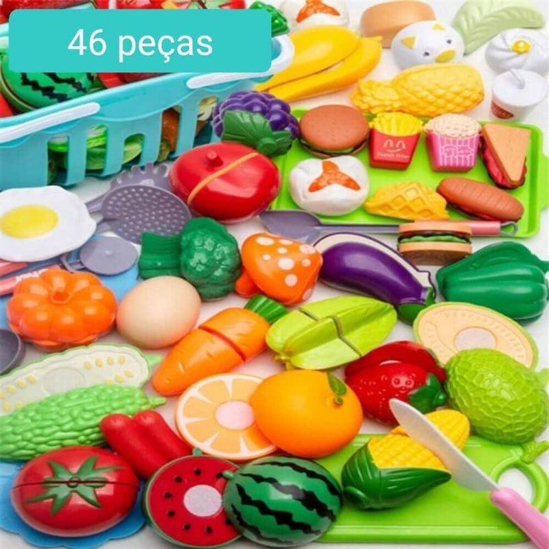 Conjunto de Comidas - Brinquedo de comidinhas divertidas para sua criança - Armazem JS